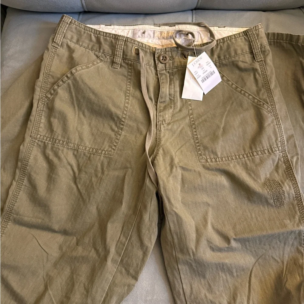 J. Crew Olive Straight Leg Pants - Picture 1 of 3